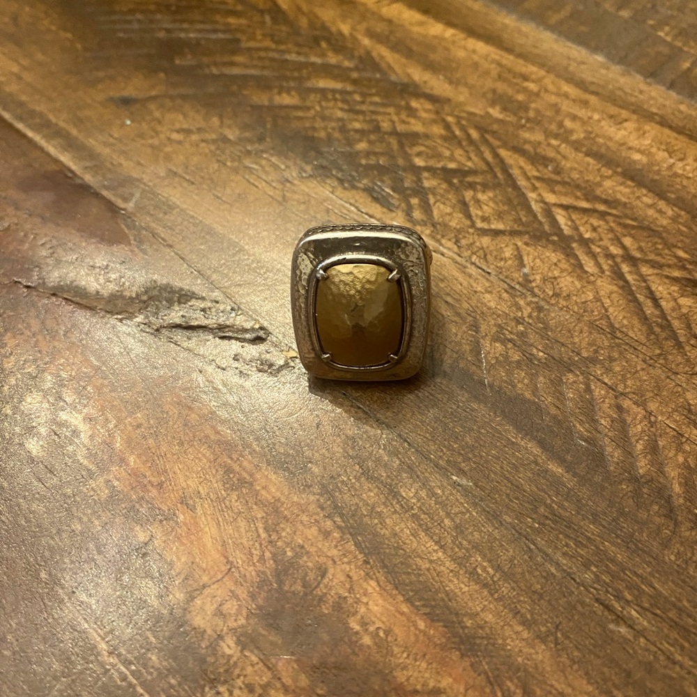 Brighton size 8 two-tone silver/gold ring